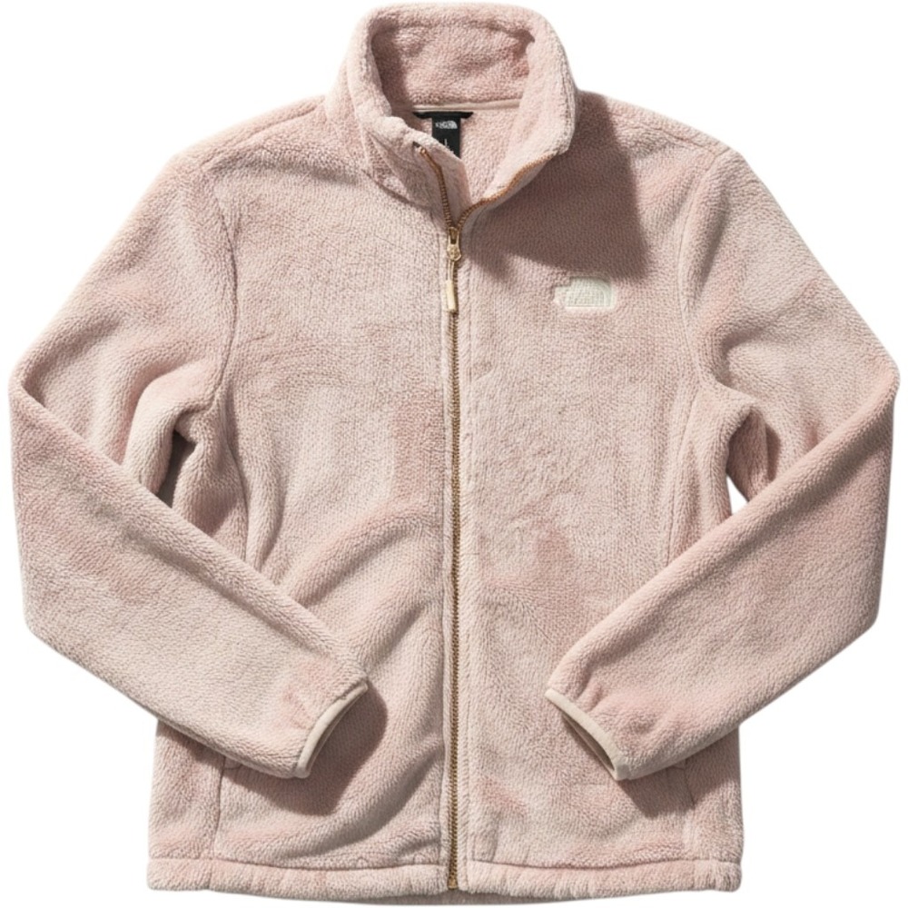 The North Face Osito Full Zip Fleece Jacket Pink and Rose Gold